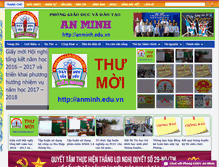 Tablet Screenshot of anminh.edu.vn
